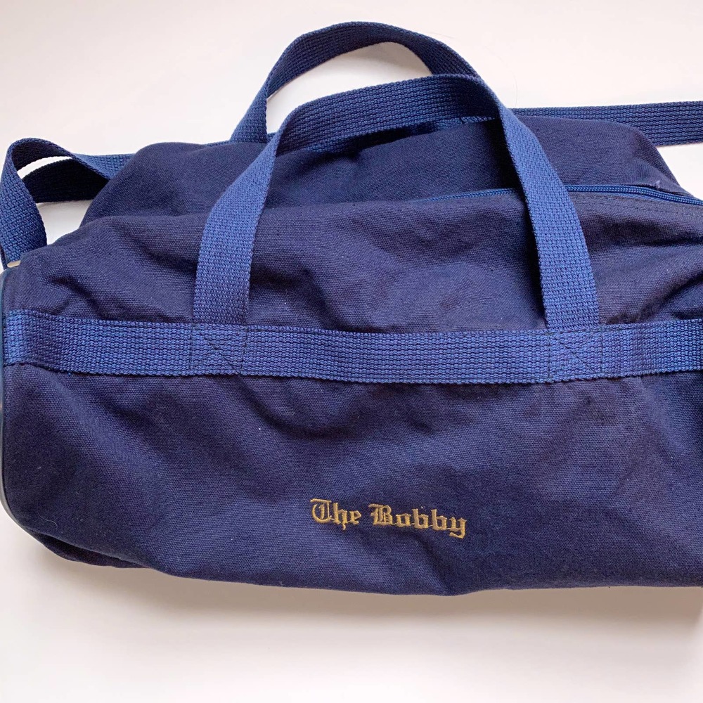 "The Bobby" Blue Canvas Deadstock Duffle Hand Bag